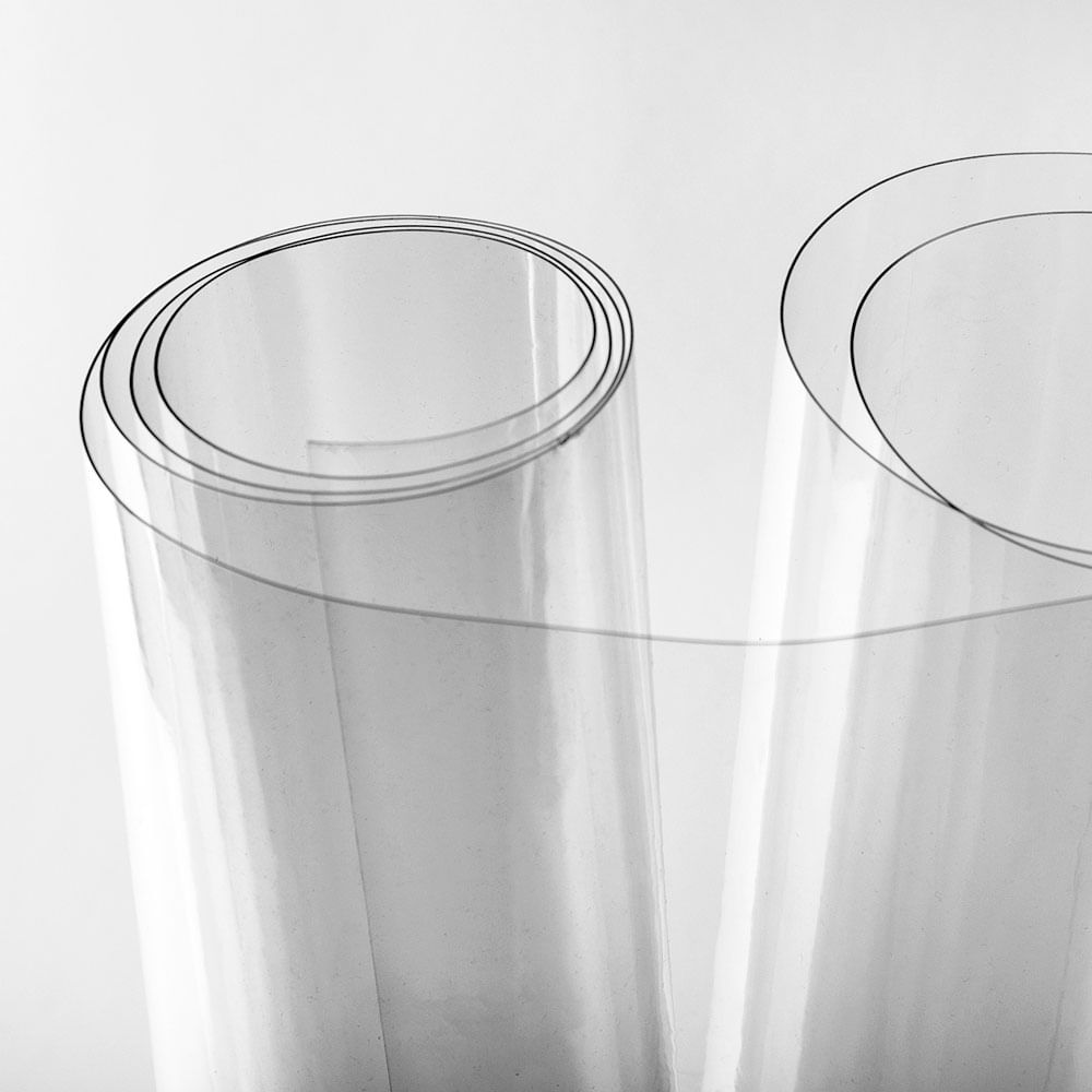Precinto estándar PVC 5 cm transparente - 66 metros - 6 unidades - RETIF