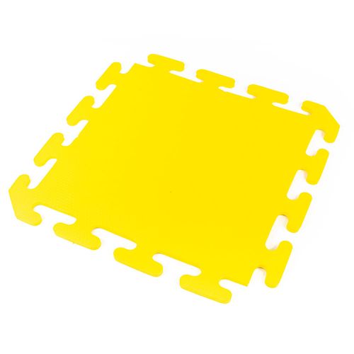 Piso encastrable de goma eva de 50 x 50 cm - Amarillo