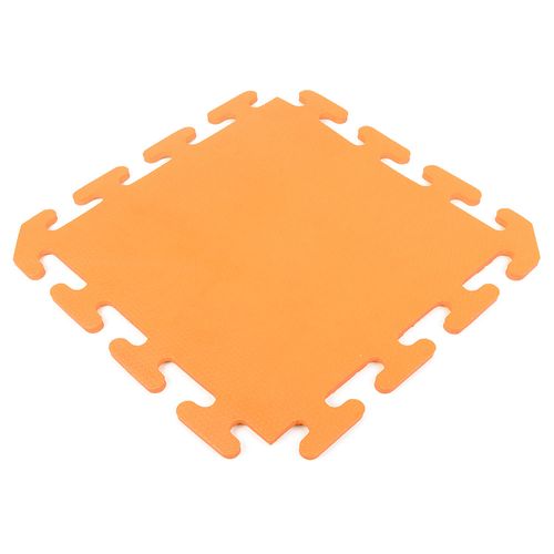 Piso encastrable de goma eva de 50 x 50 cm - Naranja