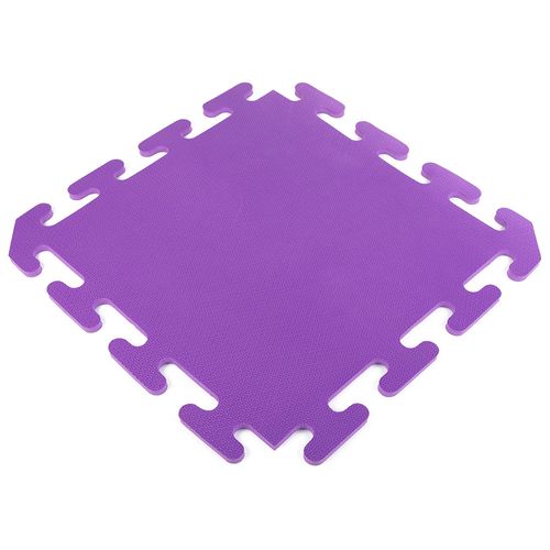 Piso encastrable de goma eva de 50 x 50 cm - Violeta