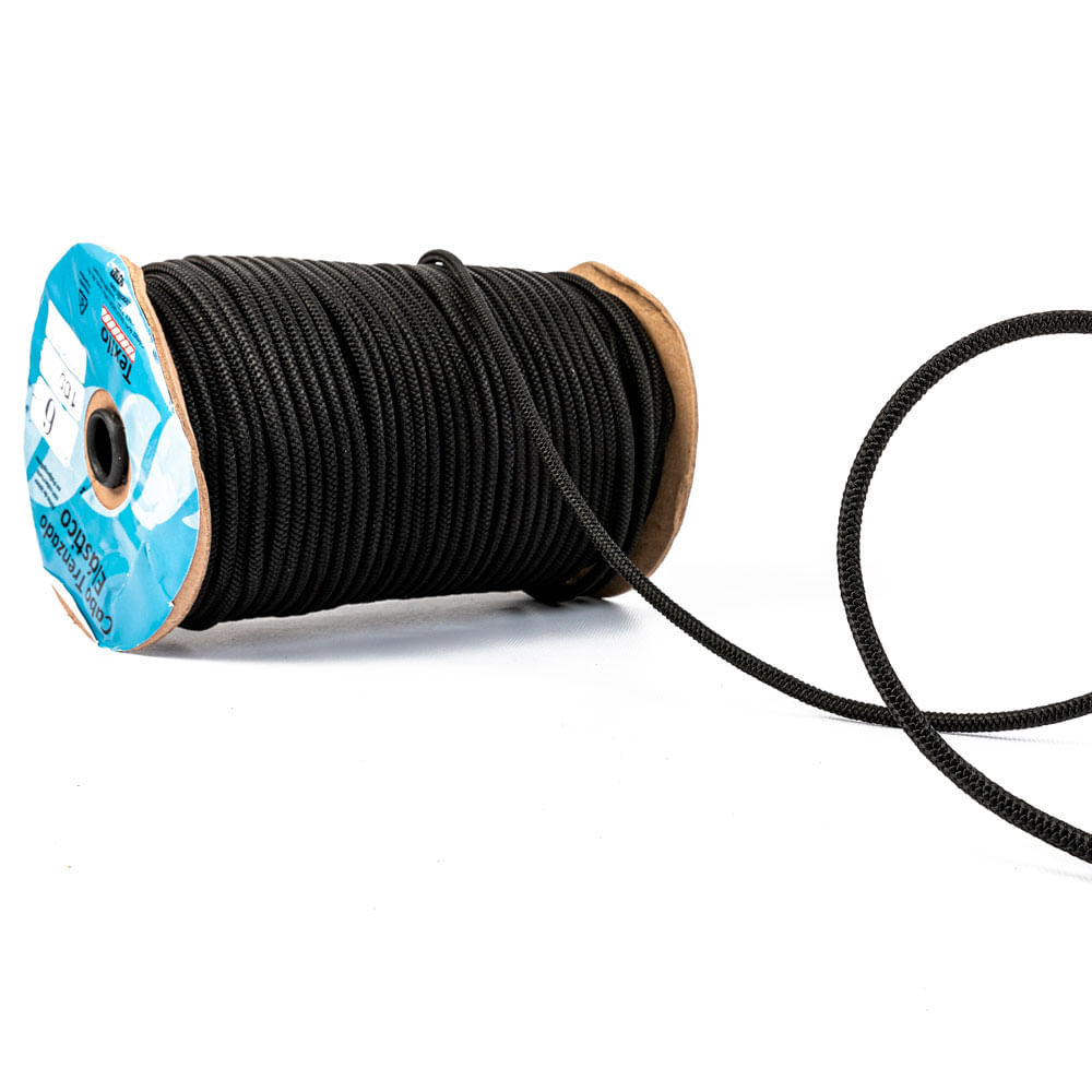 Prasacco Cuerda elástica de 3 mm x 10 m, cuerda elástica fuerte